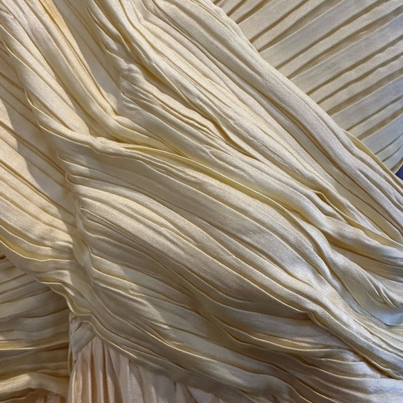 (35) NWT Jonathan Simkhai Milena Daffodil Dip Dye Dress - Picture 13 of 14